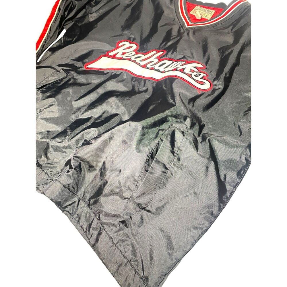 Vintage Redhawks Steve & Barry’s Jacket Mens XL Pullover Lined Nylon Windbreaker - Picture 4 of 10